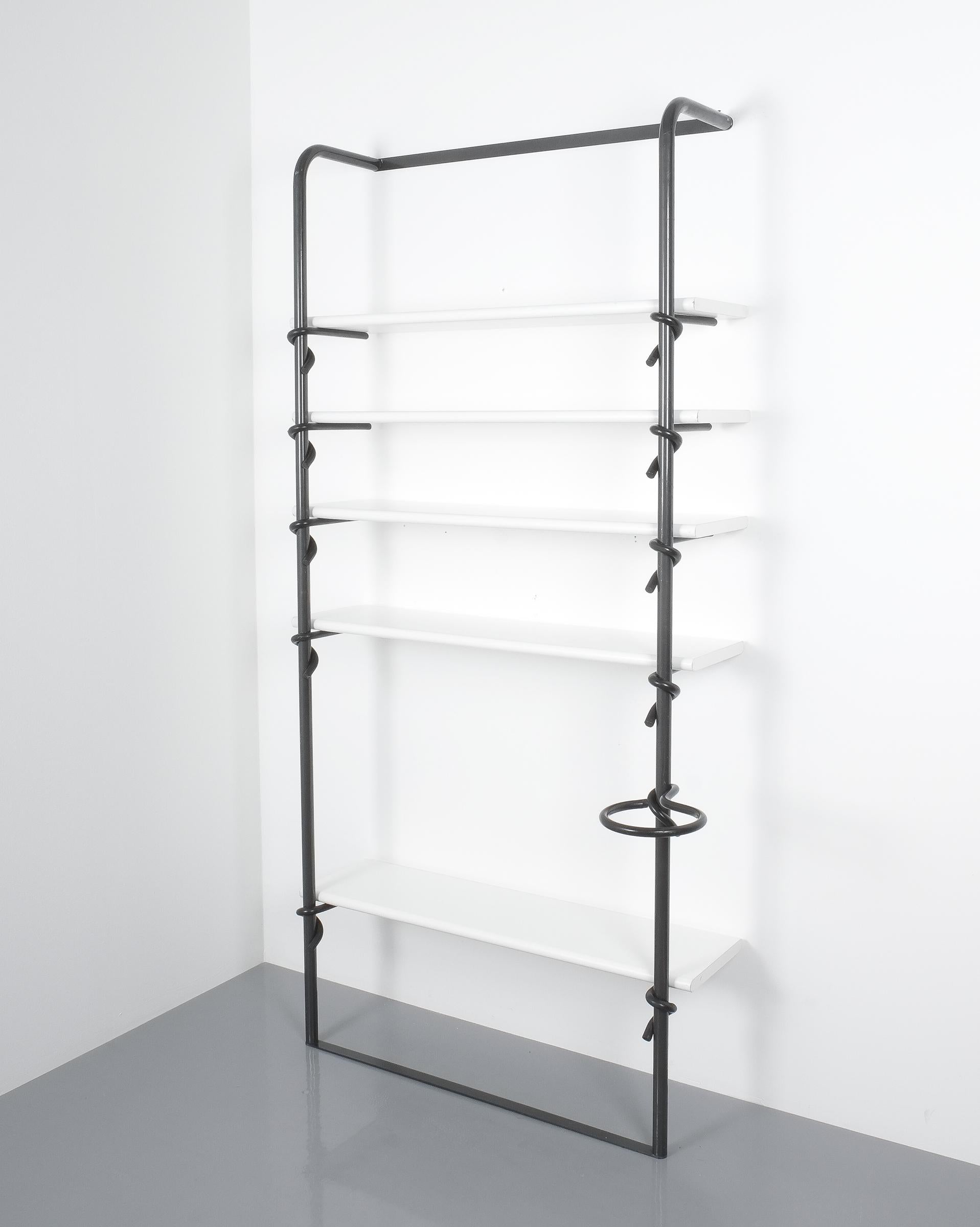 Library Shelf System Hook System by Pagani and Angelo Perversi, Italy, 1987 For Sale 8