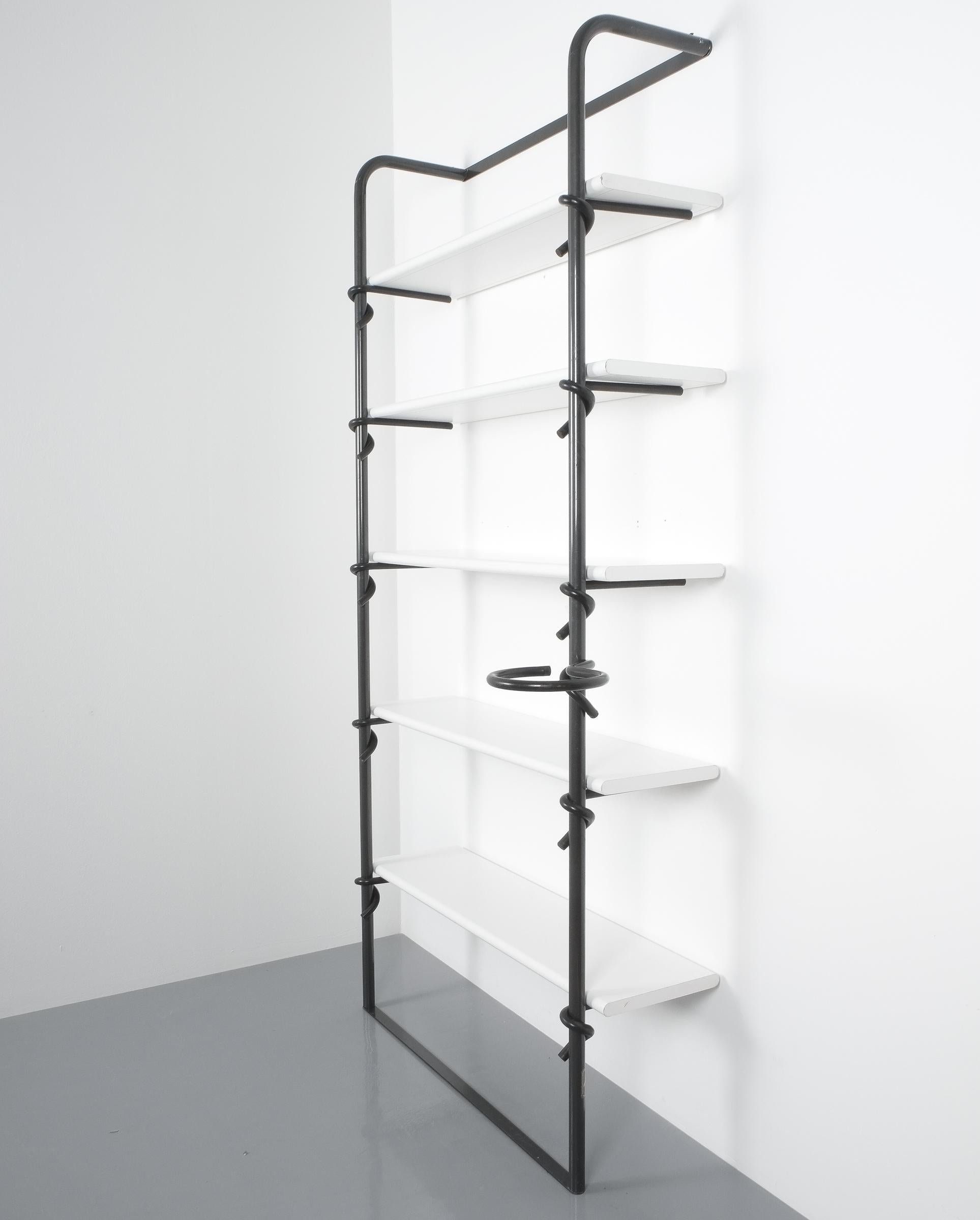Italian Library Shelf System Hook System by Pagani and Angelo Perversi, Italy, 1987 For Sale