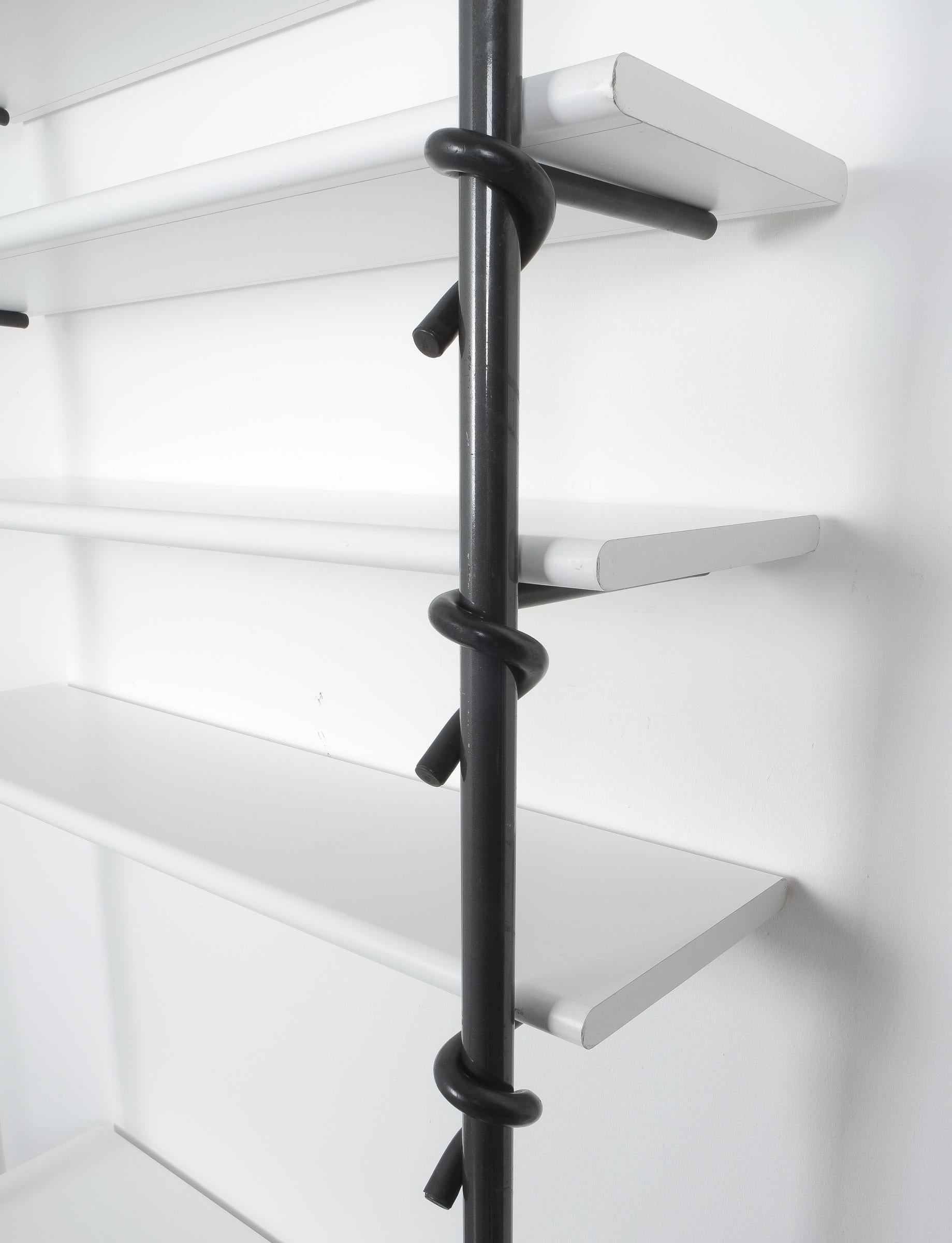Library Shelf System Hook System by Pagani and Angelo Perversi, Italy, 1987 For Sale 1