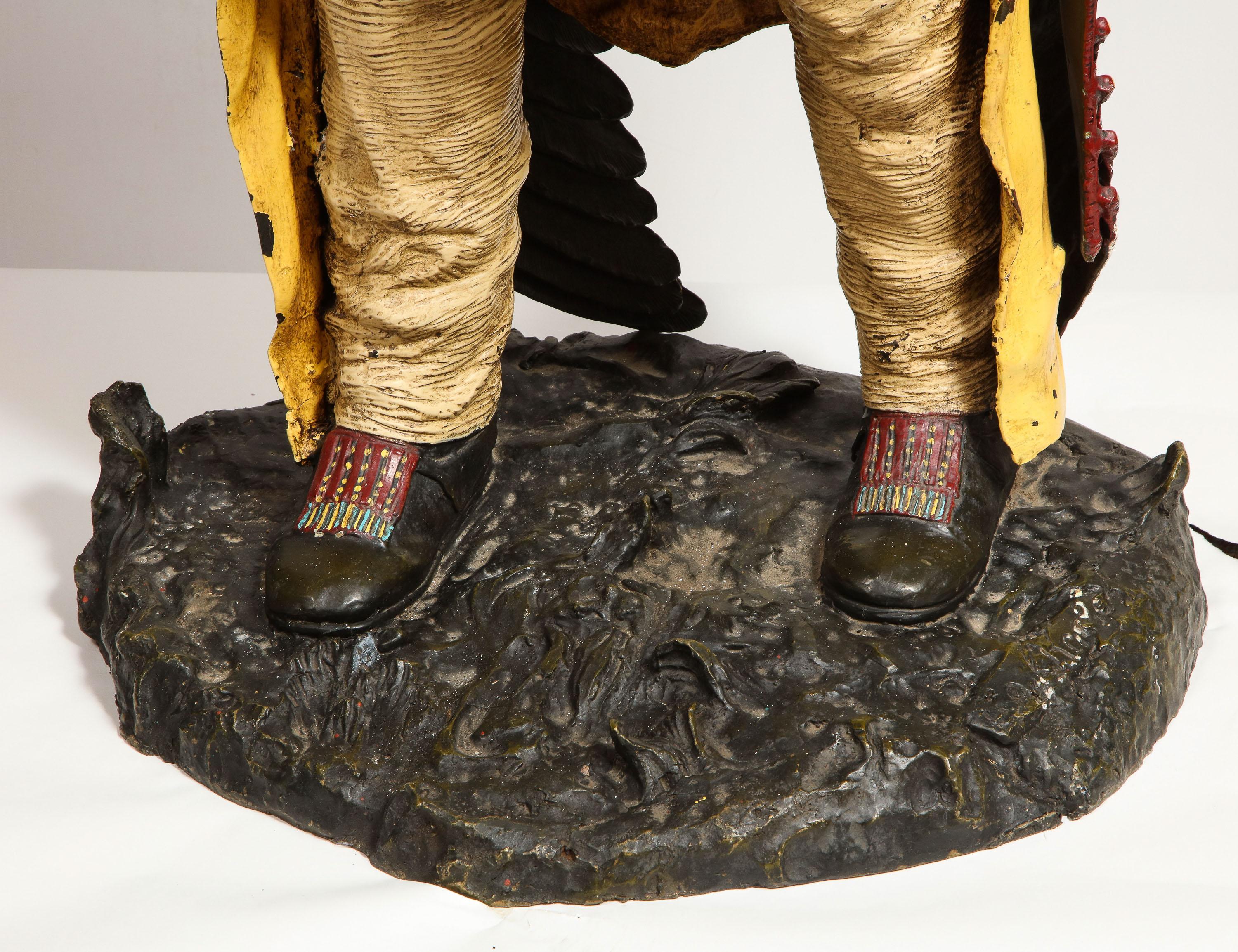 life size indian statue