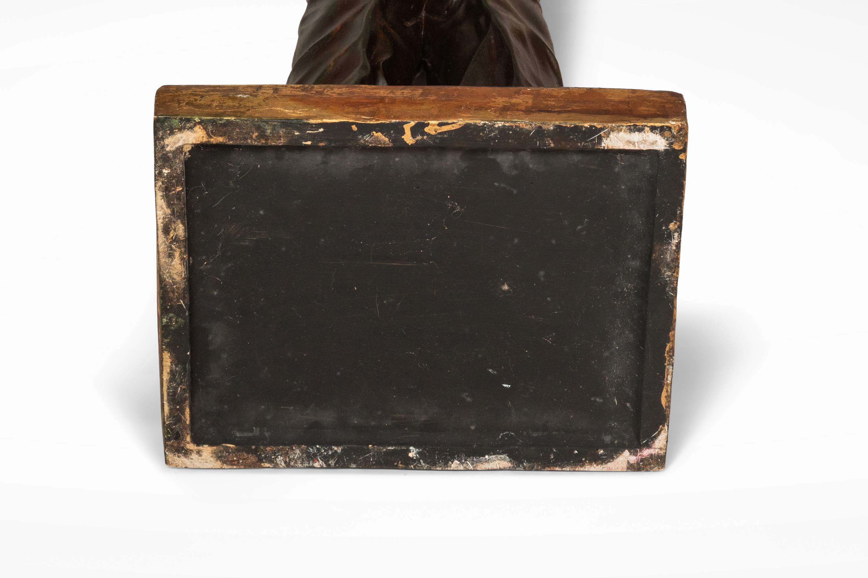 Rare Lifesize Albert Einstein Statue w/ Storage Cabinet in Fiberglass, USA, 1980 For Sale 9