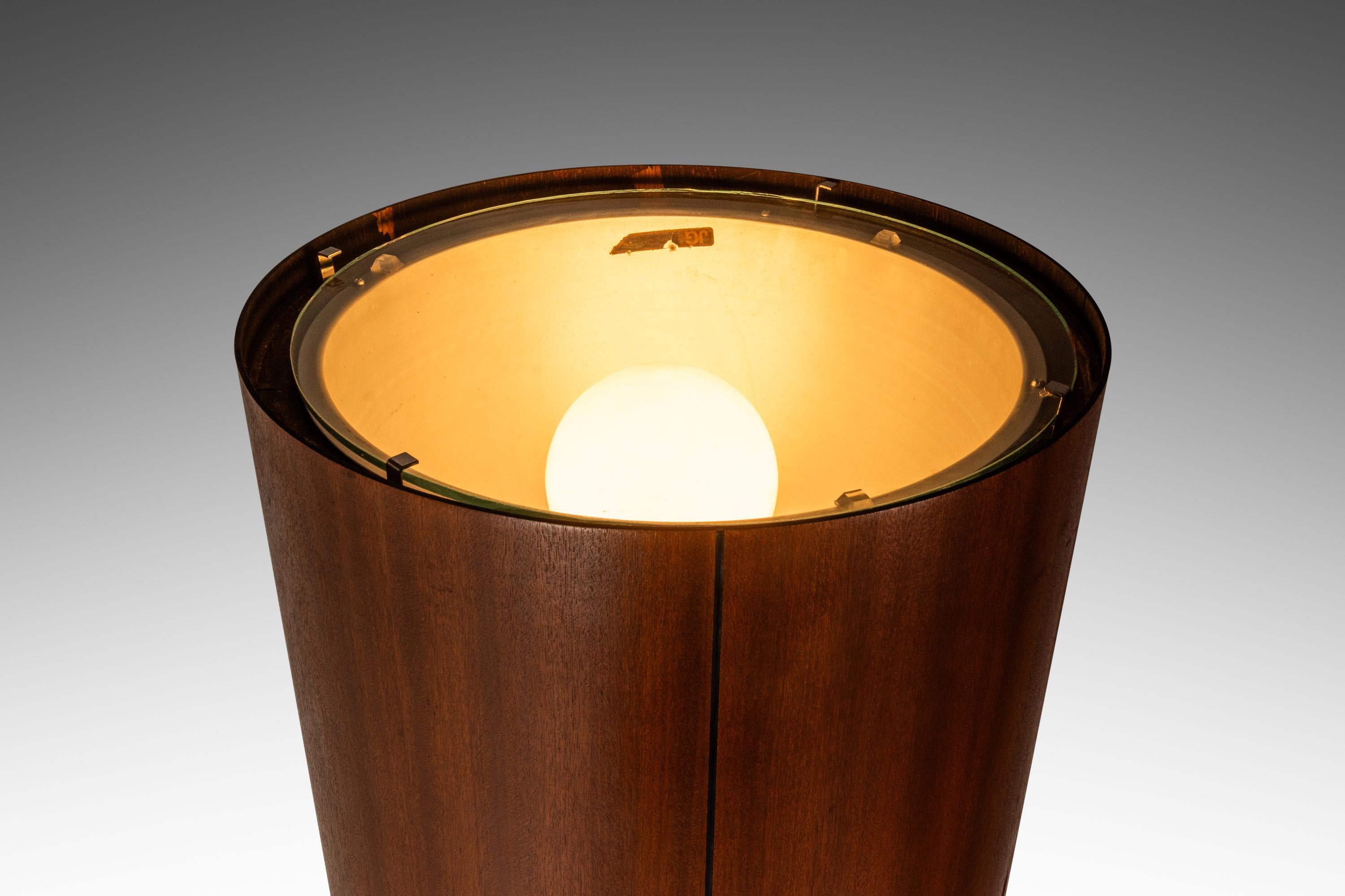 American Rare Light Floor Lamp from Shelbourne Hotel, Miami Beach, USA, c. 1940s For Sale