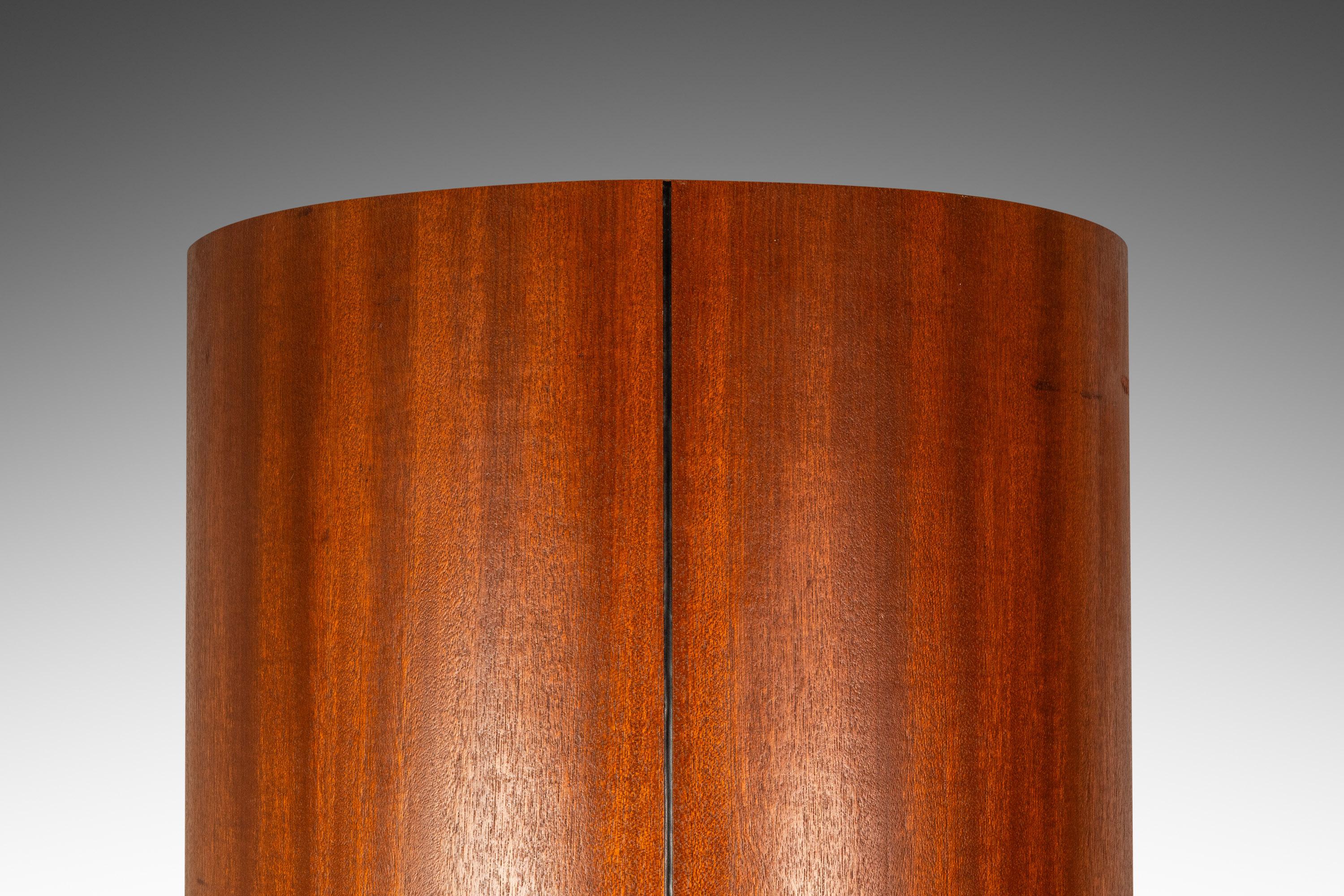Rare Light Floor Lamp from Shelbourne Hotel, Miami Beach, USA, c. 1940s In Good Condition For Sale In Deland, FL