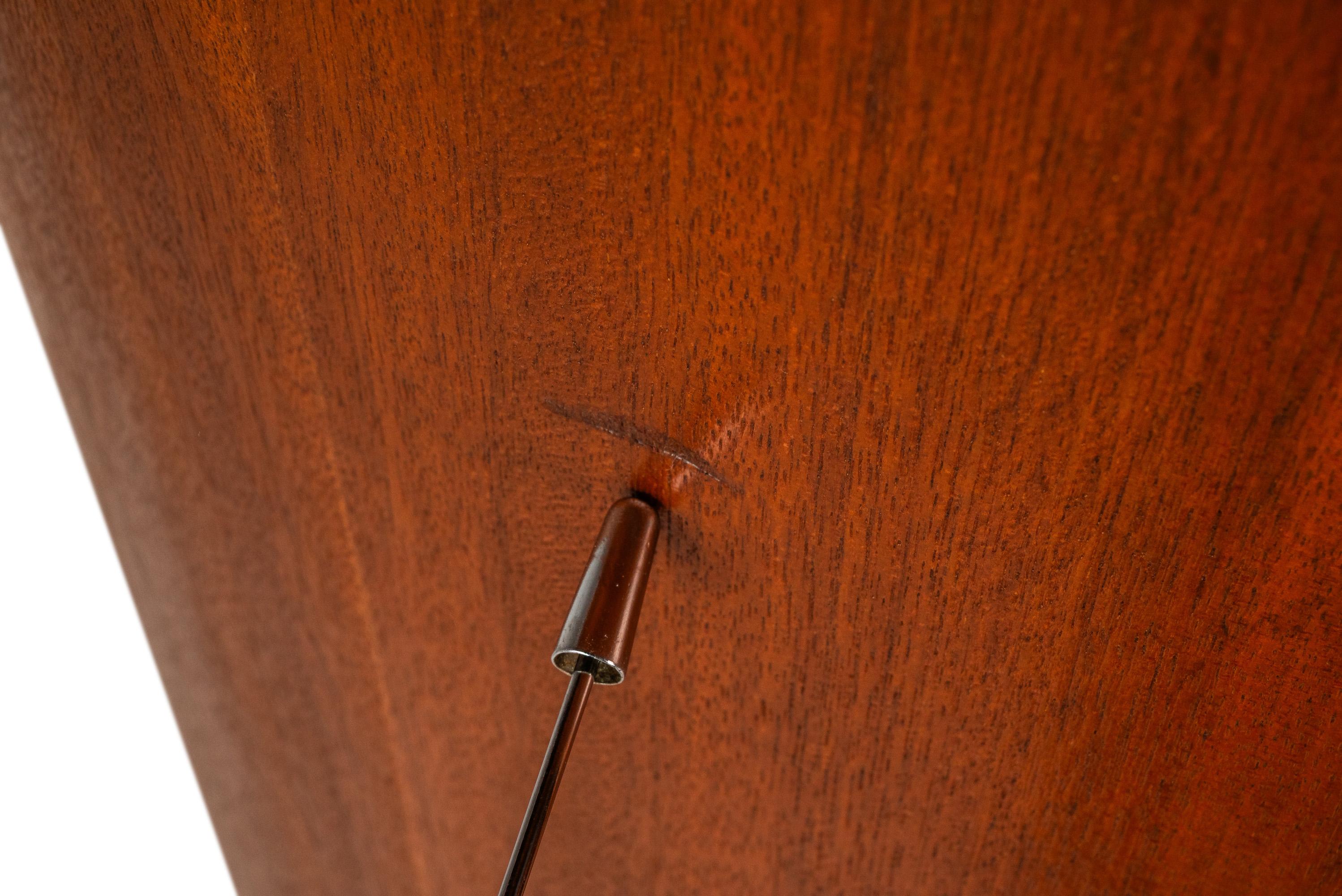 Teak Rare Light Floor Lamp from Shelbourne Hotel, Miami Beach, USA, c. 1940s For Sale