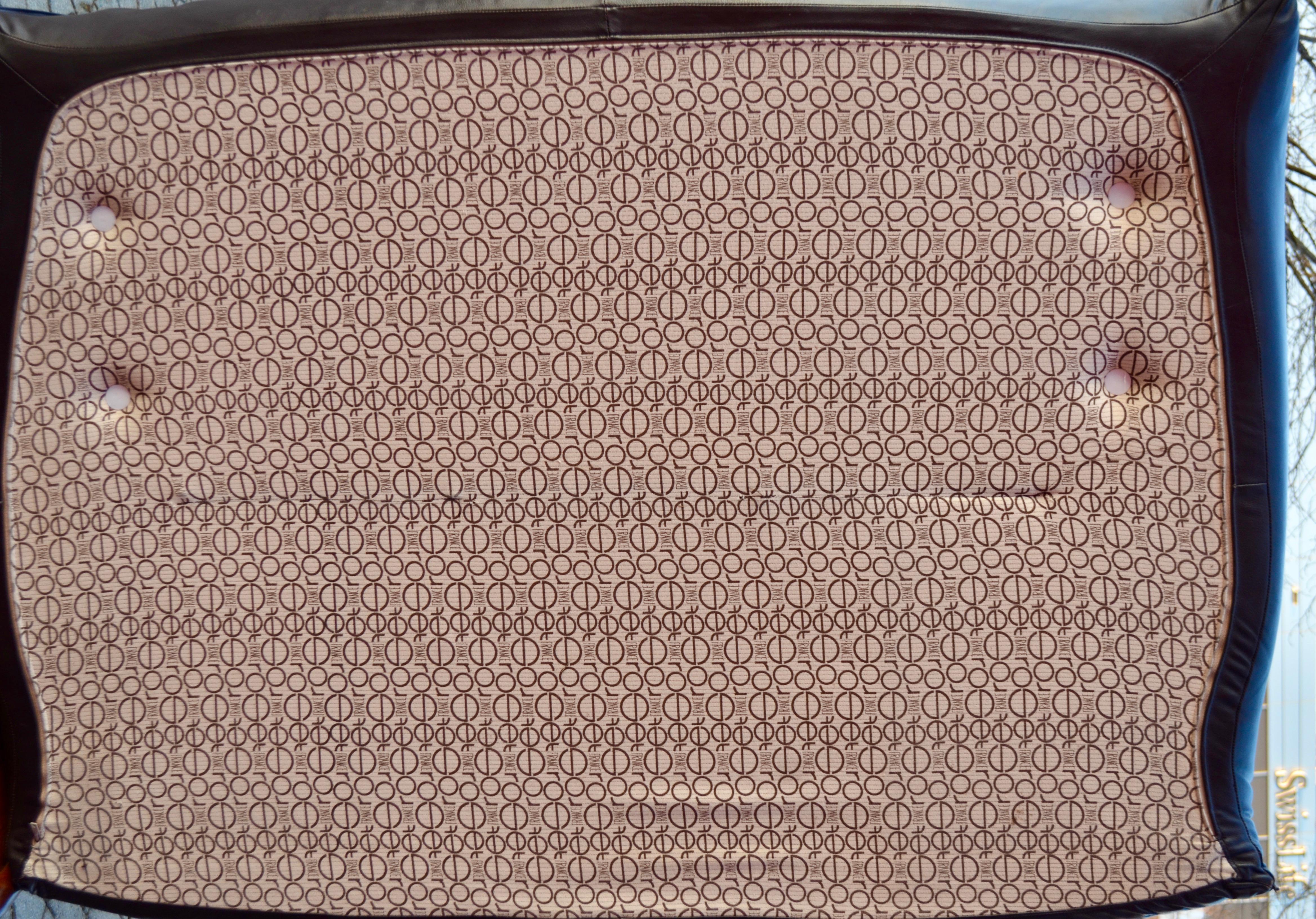 Rare Ligne Roset Model Satan by Bernard Govin Brown Leather Togo Sofa For Sale 11