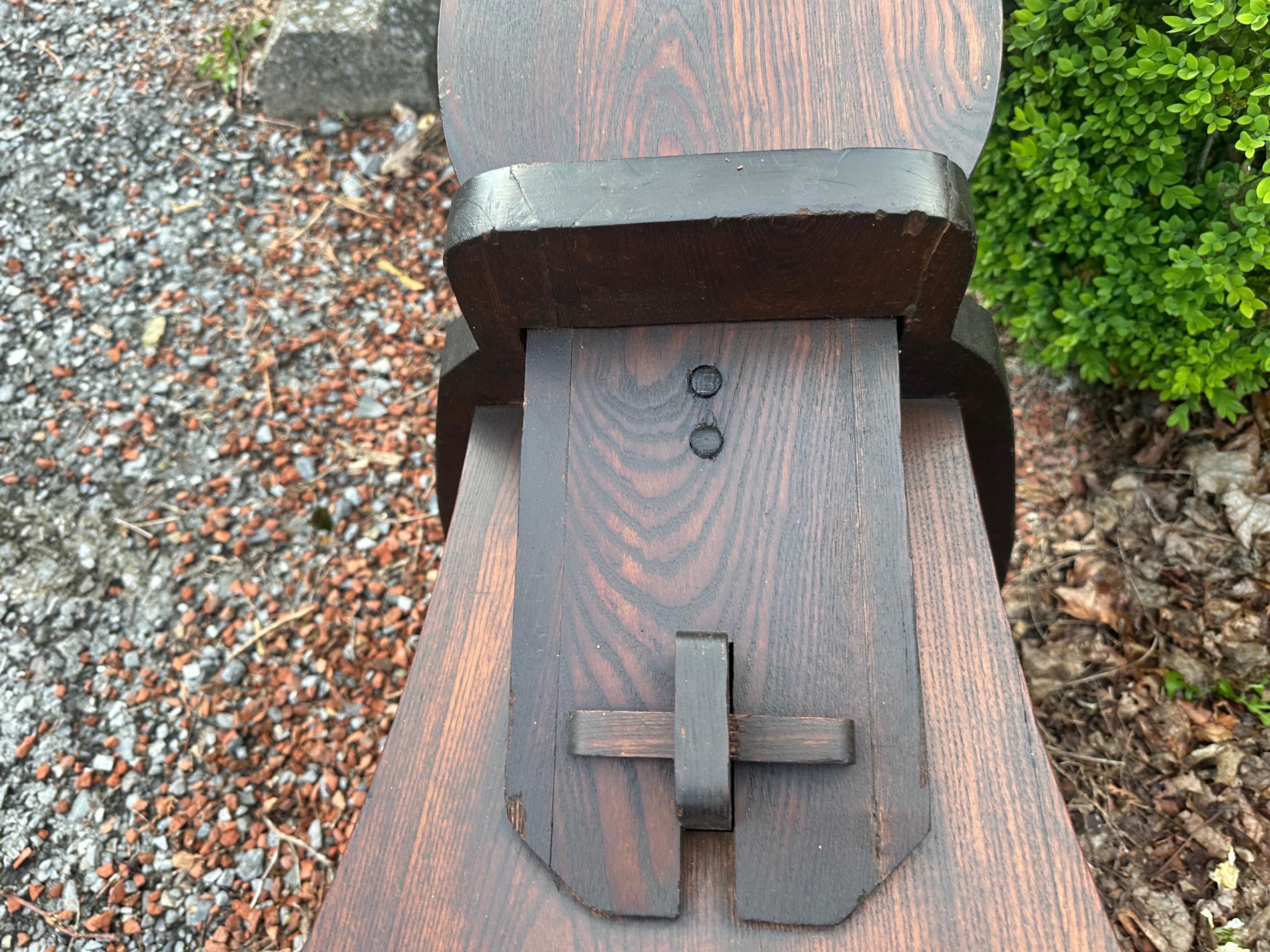 Rara sedia da salotto Limbert - epoca Stickley  cir 1910    W5703 in vendita 3