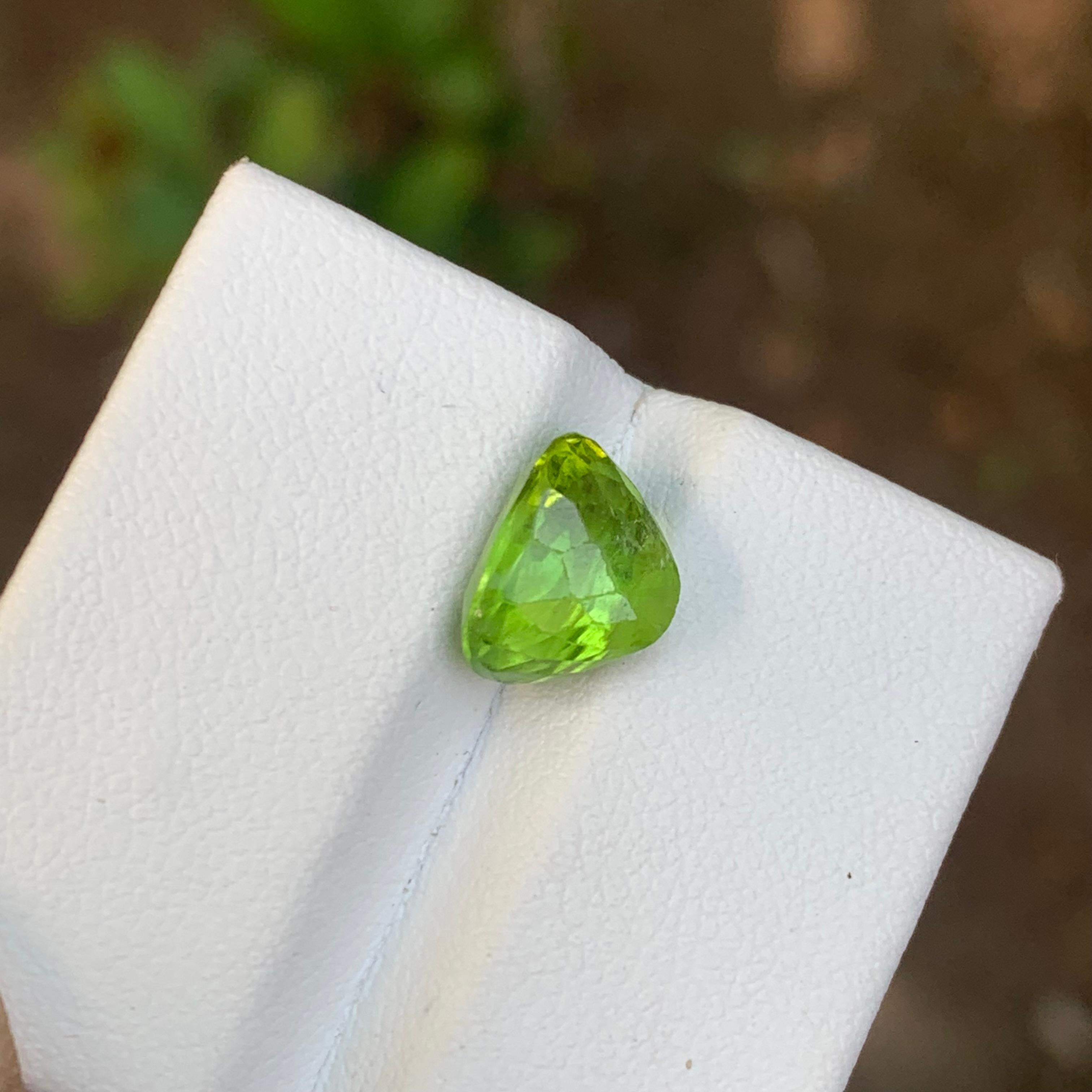 lime green gemstone