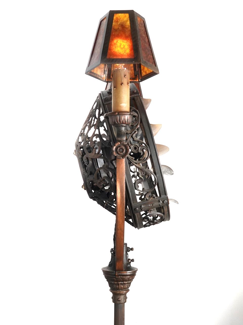 fan floor lamp