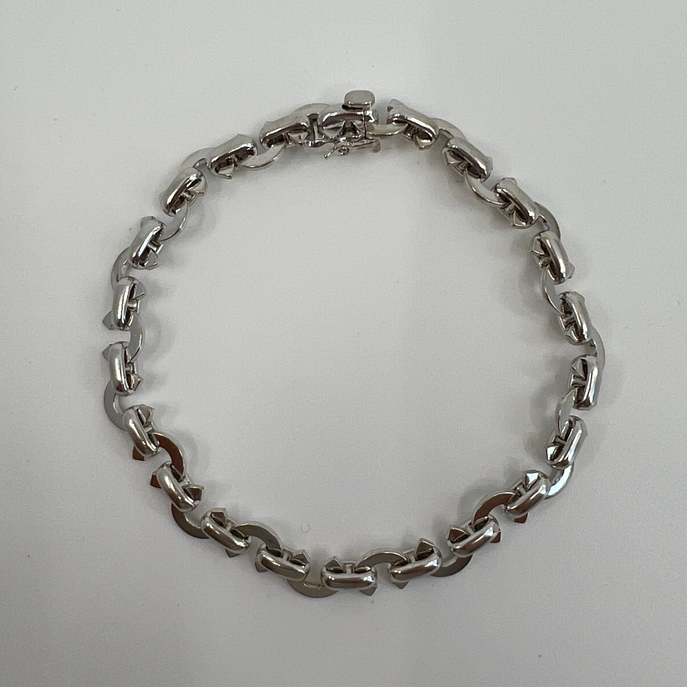 chanel white gold bracelet