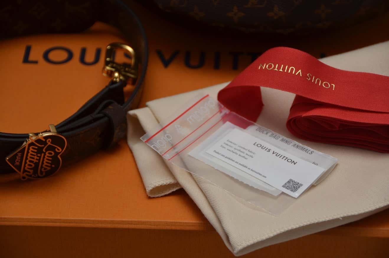 Women's or Men's RARE Limited Edition Louis Vuitton X NIGO Virgil Abloh Monogram Duck Bag NEW