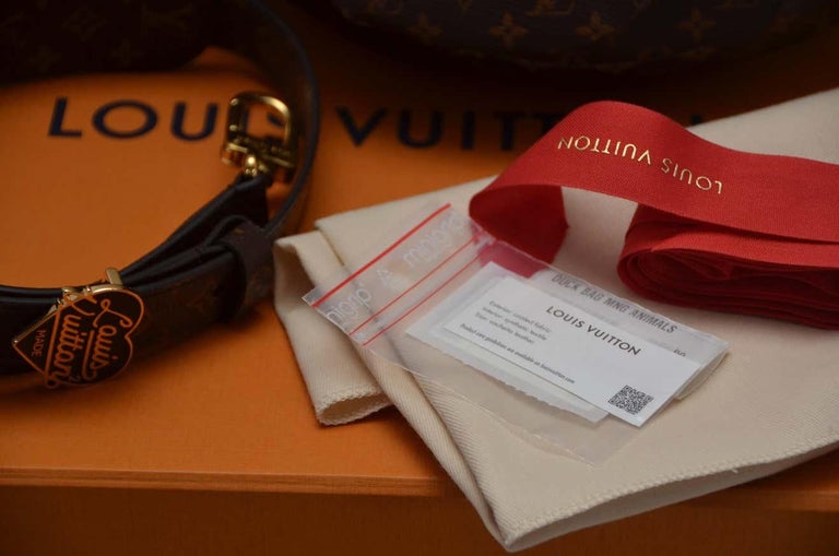 RARE Limited Edition Louis Vuitton X NIGO Virgil Abloh Monogram Duck Bag NEW For Sale 3