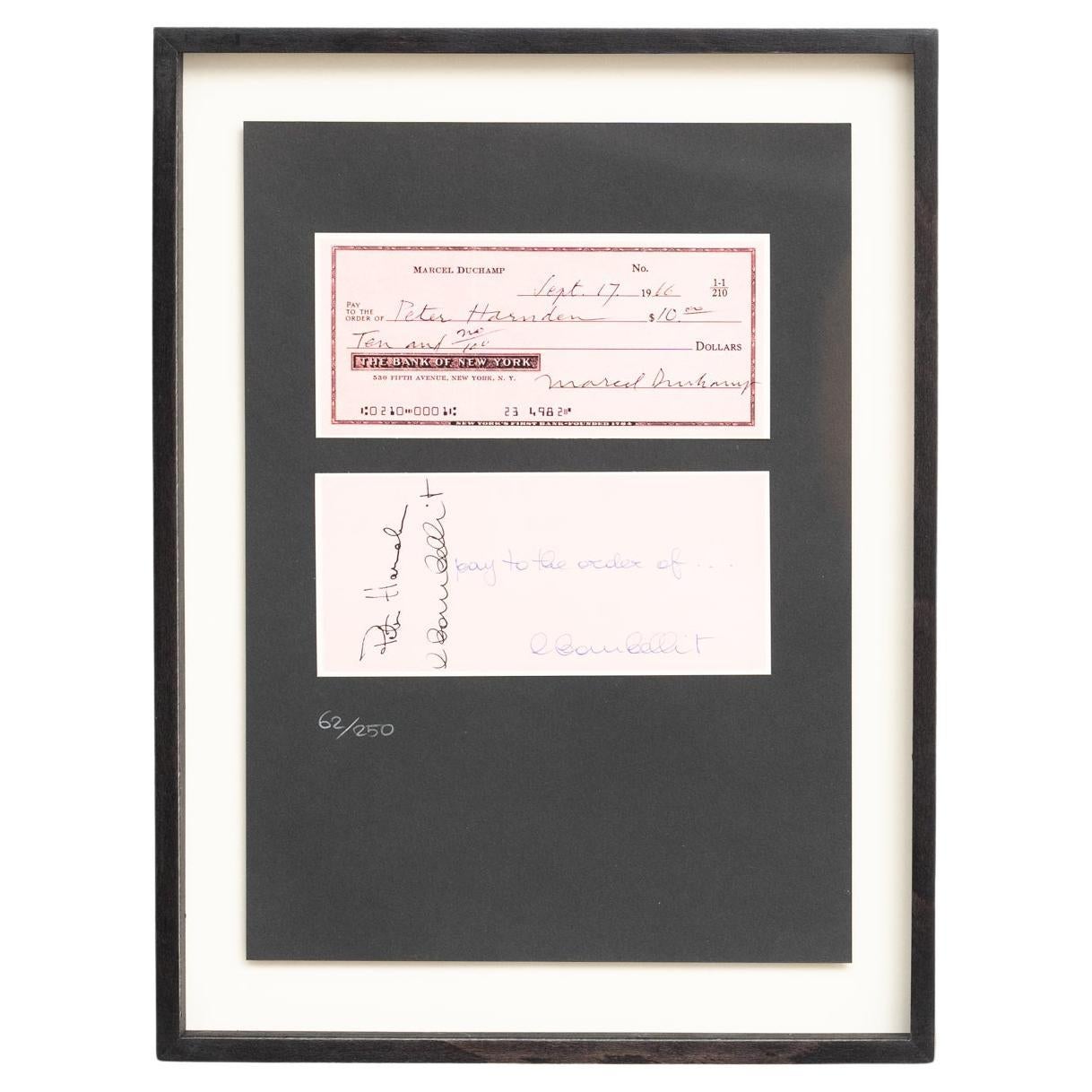 Rara edición limitada del "Tráfico de Divisas" de Marcel Duchamp Ready Made