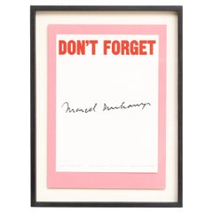 Rare Limited Edition Richard Hamilton Exhibition Poster, Framed