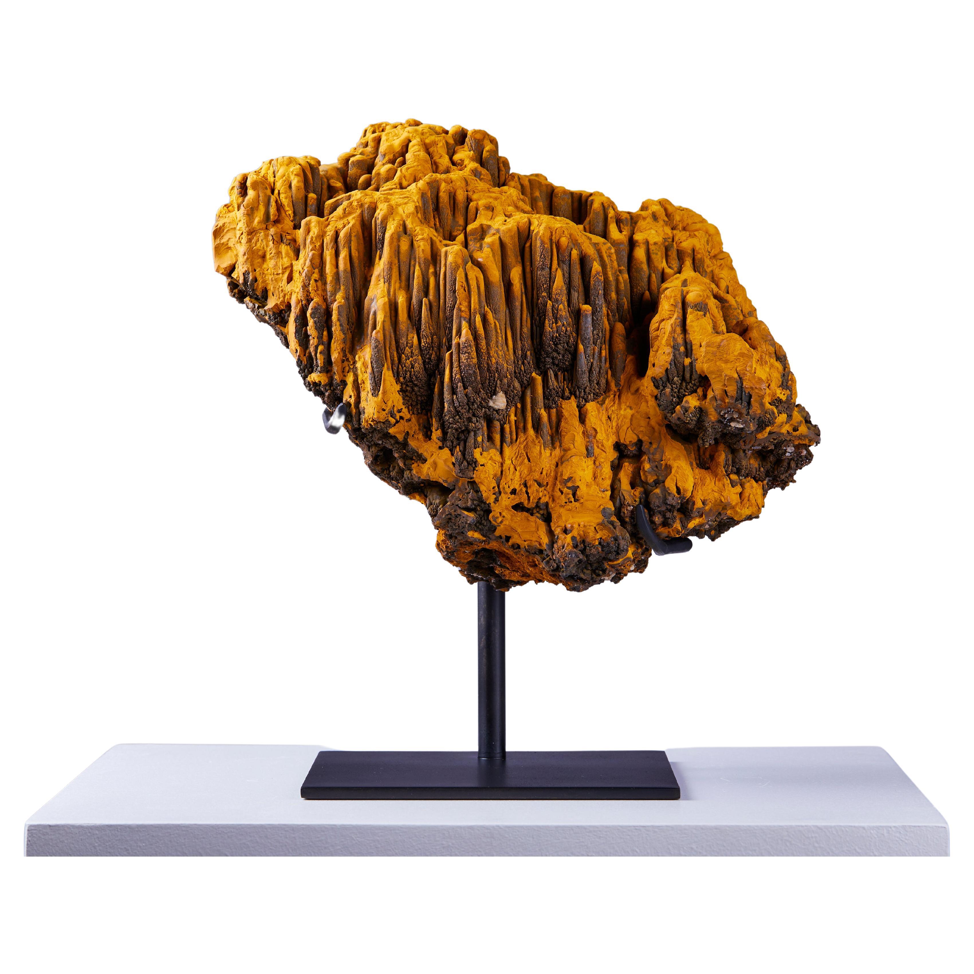 Rare formation de limonite avec quartz
