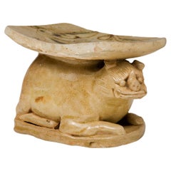 Rare oreiller à figurine de lion, Dynasty Tang (618-907)