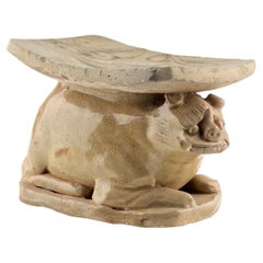 Rare Lion Figurine Pillow, Tang Dynasty(618-907) Rare Lion Figurine Pillow, Tang Dynasty(618-907)