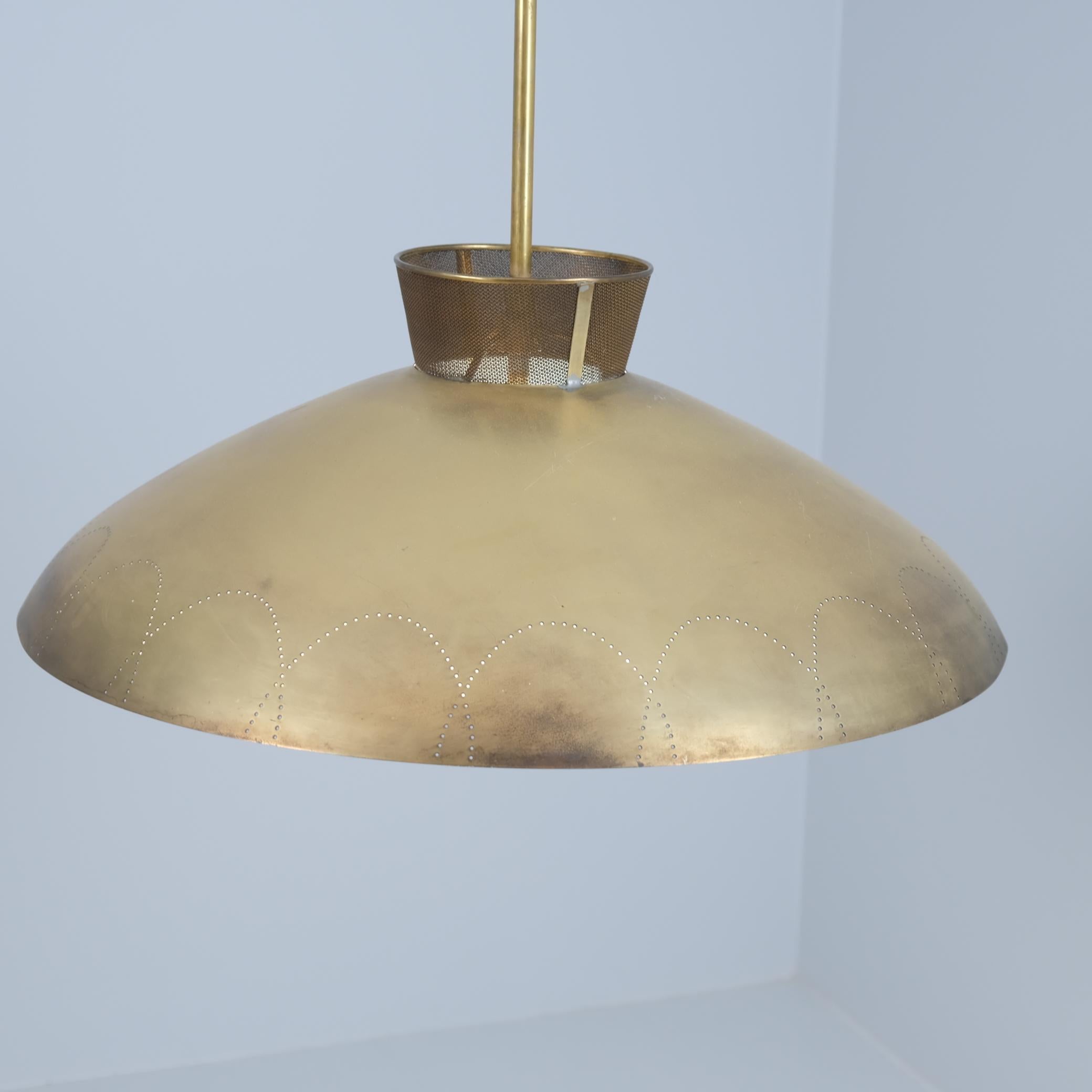 Rara lampada da soffitto Lisa Johansson-Pape, Orno, anni '50 in vendita 3