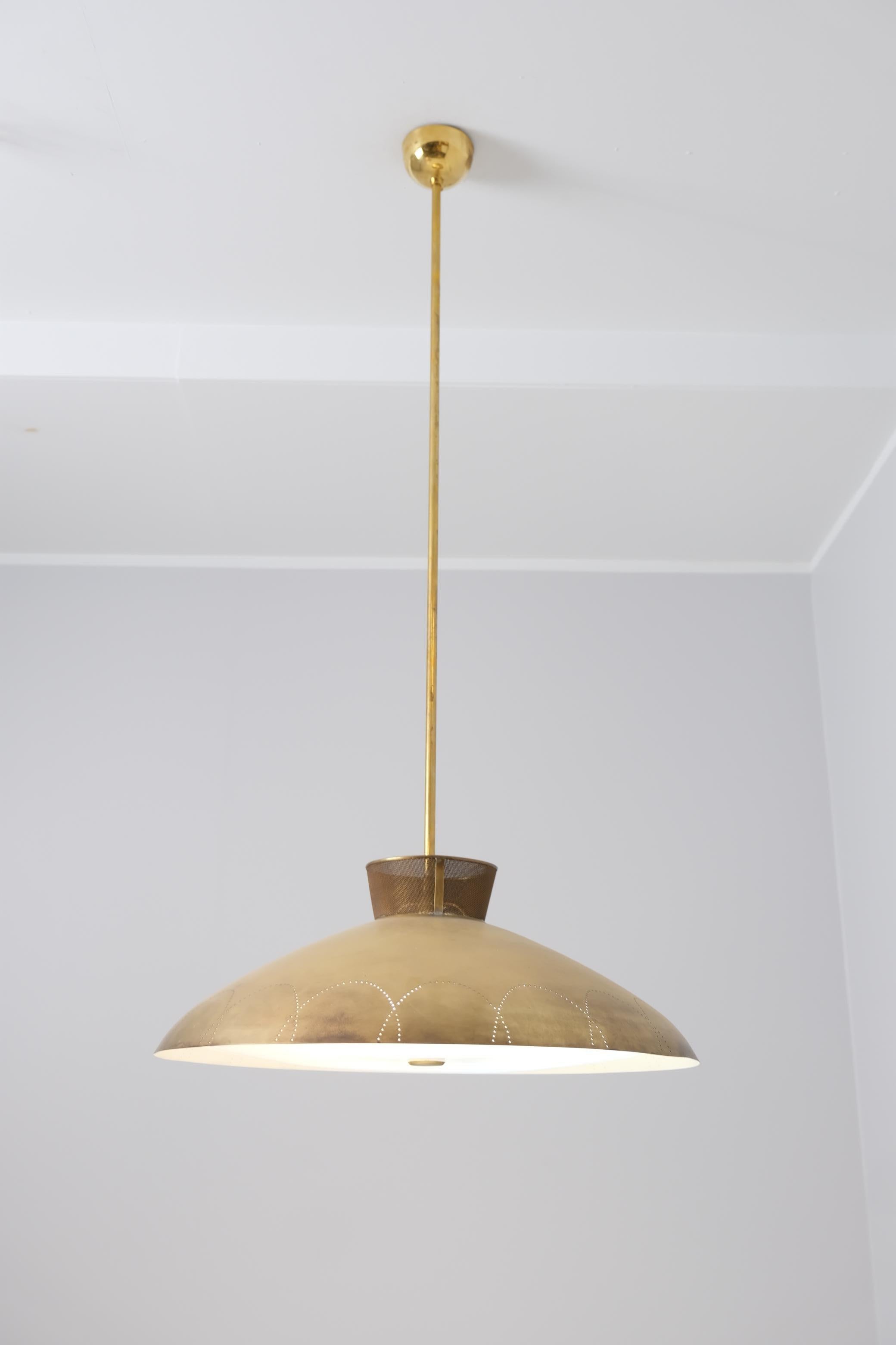Rara lampada da soffitto Lisa Johansson-Pape, Orno, anni '50 in vendita 6