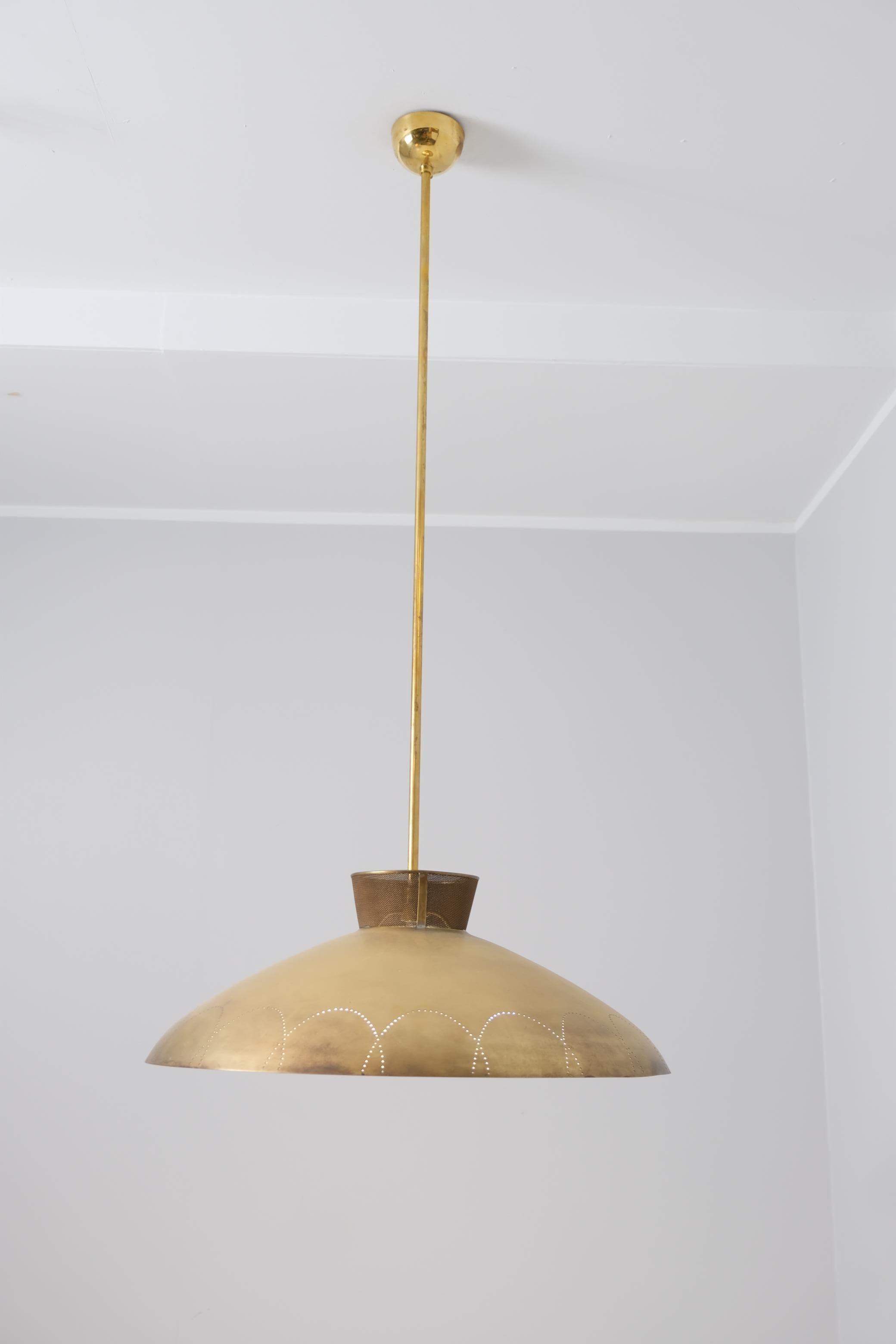 Rara lampada da soffitto Lisa Johansson-Pape, Orno, anni '50 in vendita 7
