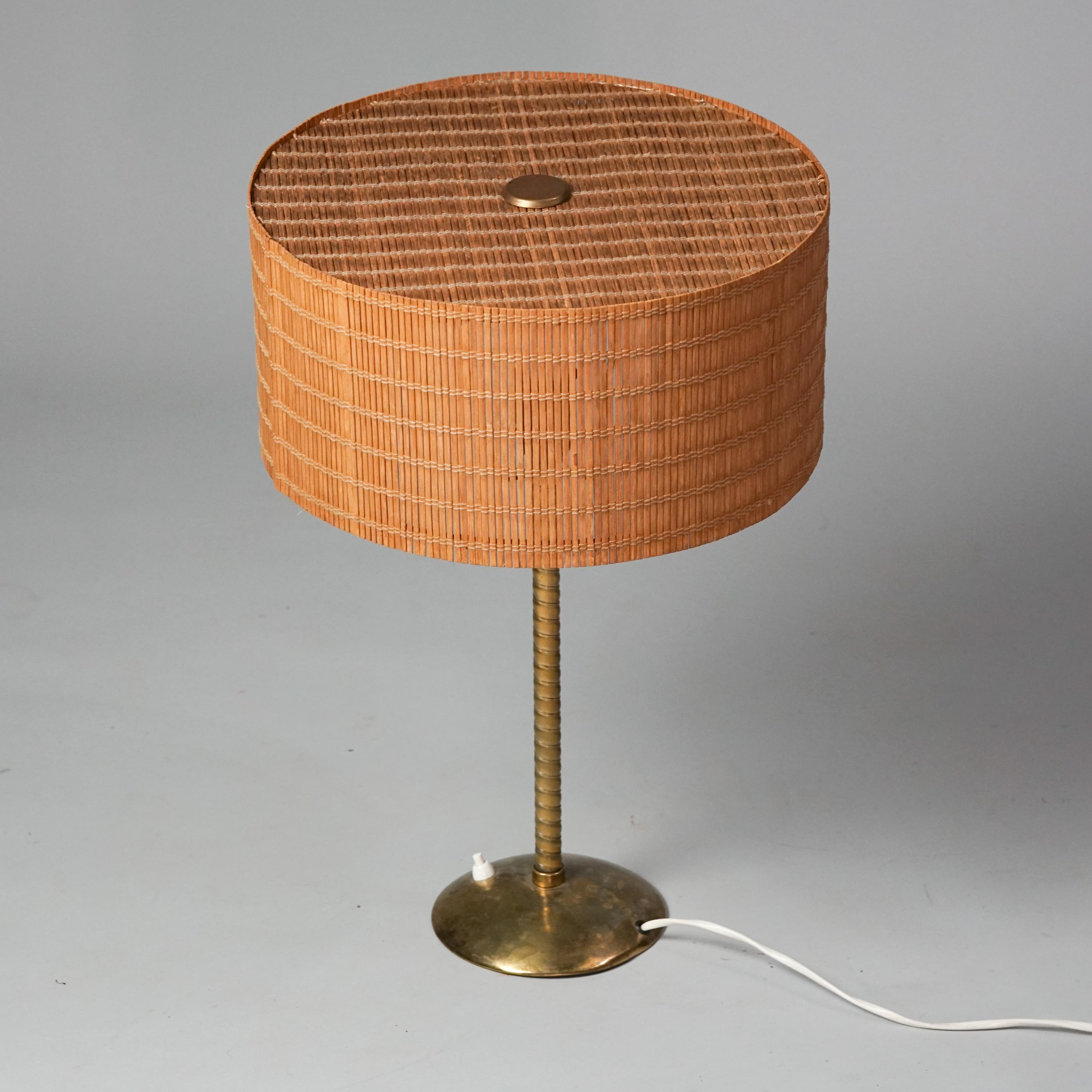 Rare Lisa Johansson-Pape Table Lamp, Orno Oy, 1940/1950s In Good Condition For Sale In Helsinki, FI