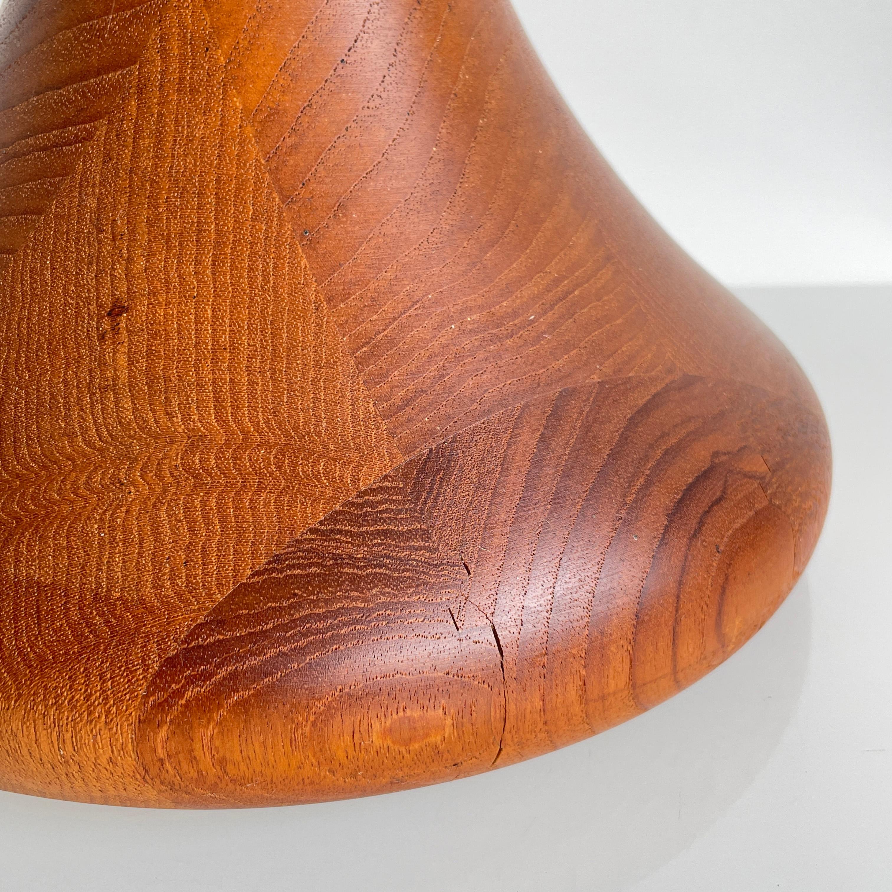 Rare Lisbeth Brams Teak Table Lamp For Sale 4