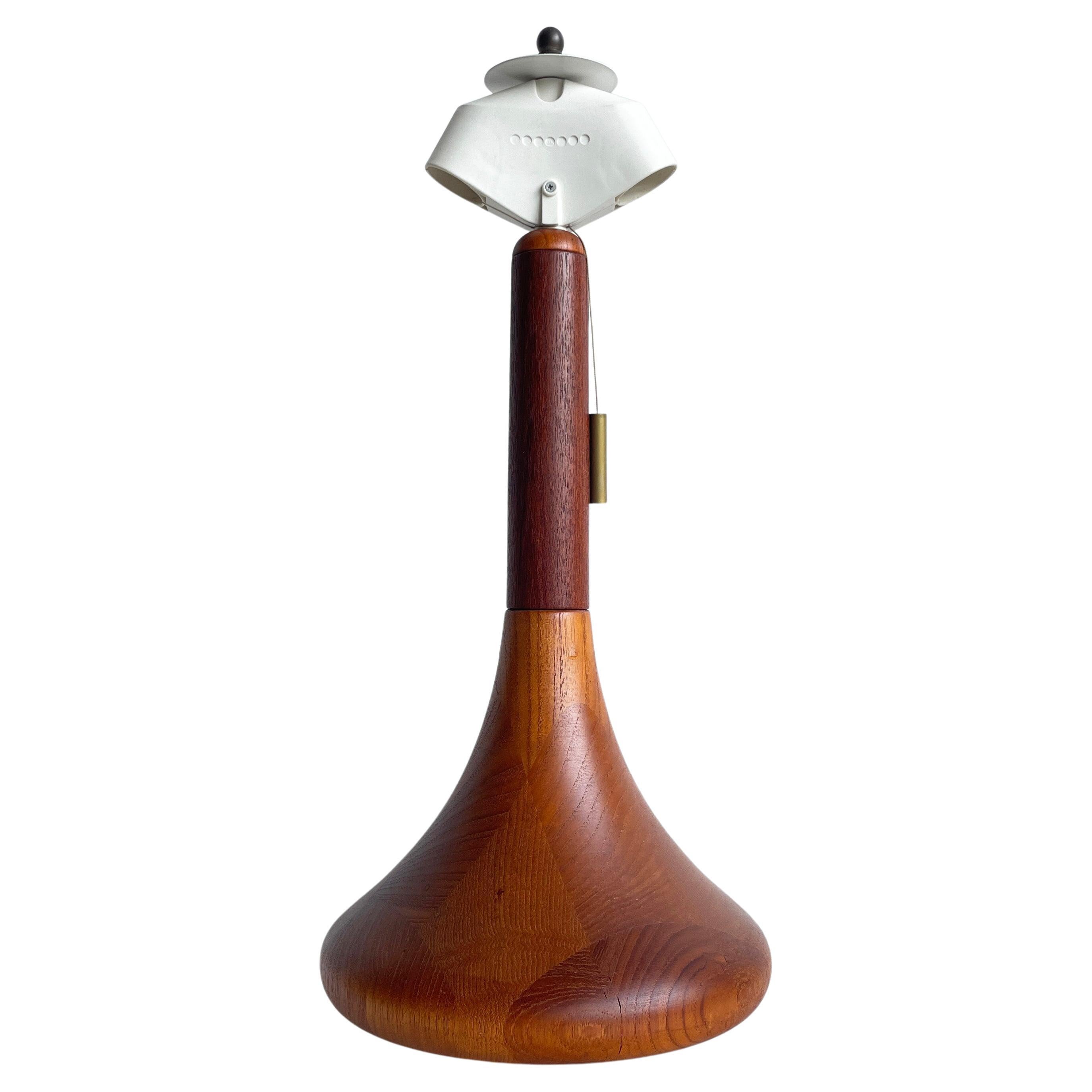 Rare Lisbeth Brams Teak Table Lamp