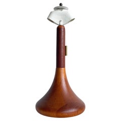 Rare Lisbeth Brams Teak Table Lamp