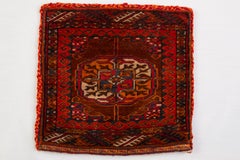 Rare Bokara Tekke Saddlebag, Hand-Knotted Wool, Central Asia, 1922