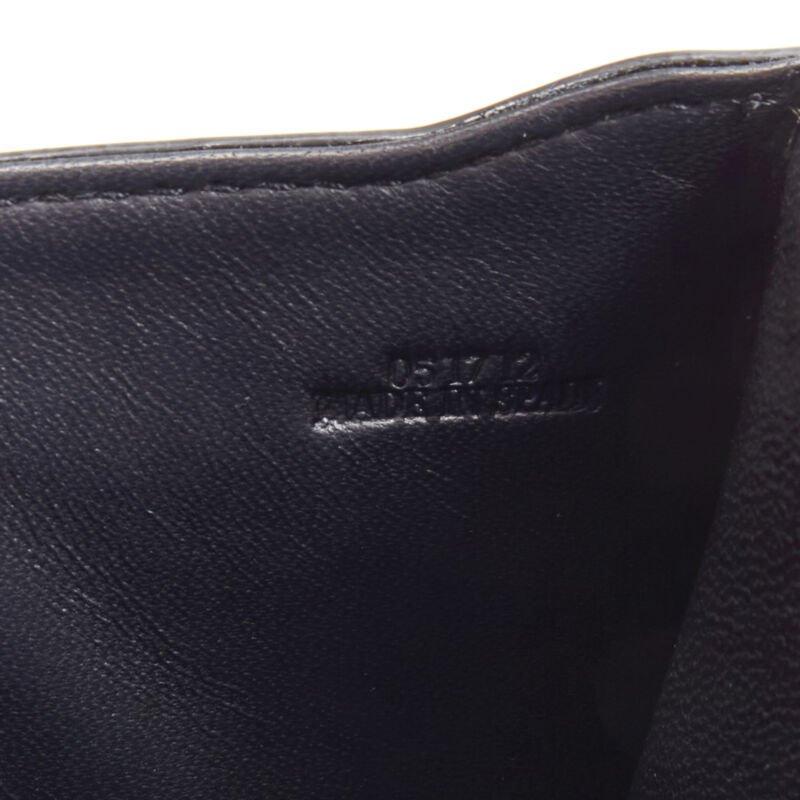 rare LOEWE Barcelona black leather neon heart print crossbody bag For Sale 4