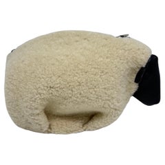 Rare Loewe Mini Sheep Shearling Crossbody Bag