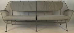 Rare Long 1950s Sculptura Sofa by Russell Woodard