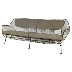 Rare Long 1950s Sculptura Sofa by Russell Woodard