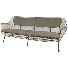 Rare Long 1950s Sculptura Sofa by Russell Woodard