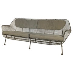 Rare Long 1950s Sculptura Sofa by Russell Woodard