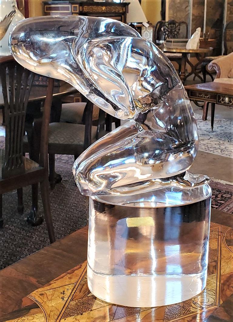 Rare Loredano Rosin Murano Glass Sculpture In Good Condition For Sale In Dallas, TX