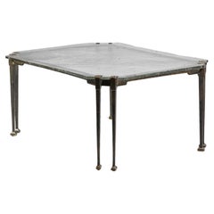 Rare Lothar Klute Coffee Table with 8 Legs in Bronze and Glass German Design