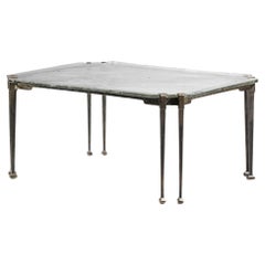 Rare Lothar Klute Coffee Table with 8 Legs in Bronze and Glass German Design