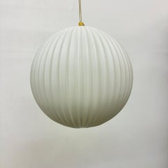 Rare Louis Kalff for Philips Opaline glass pendant light , 1960s