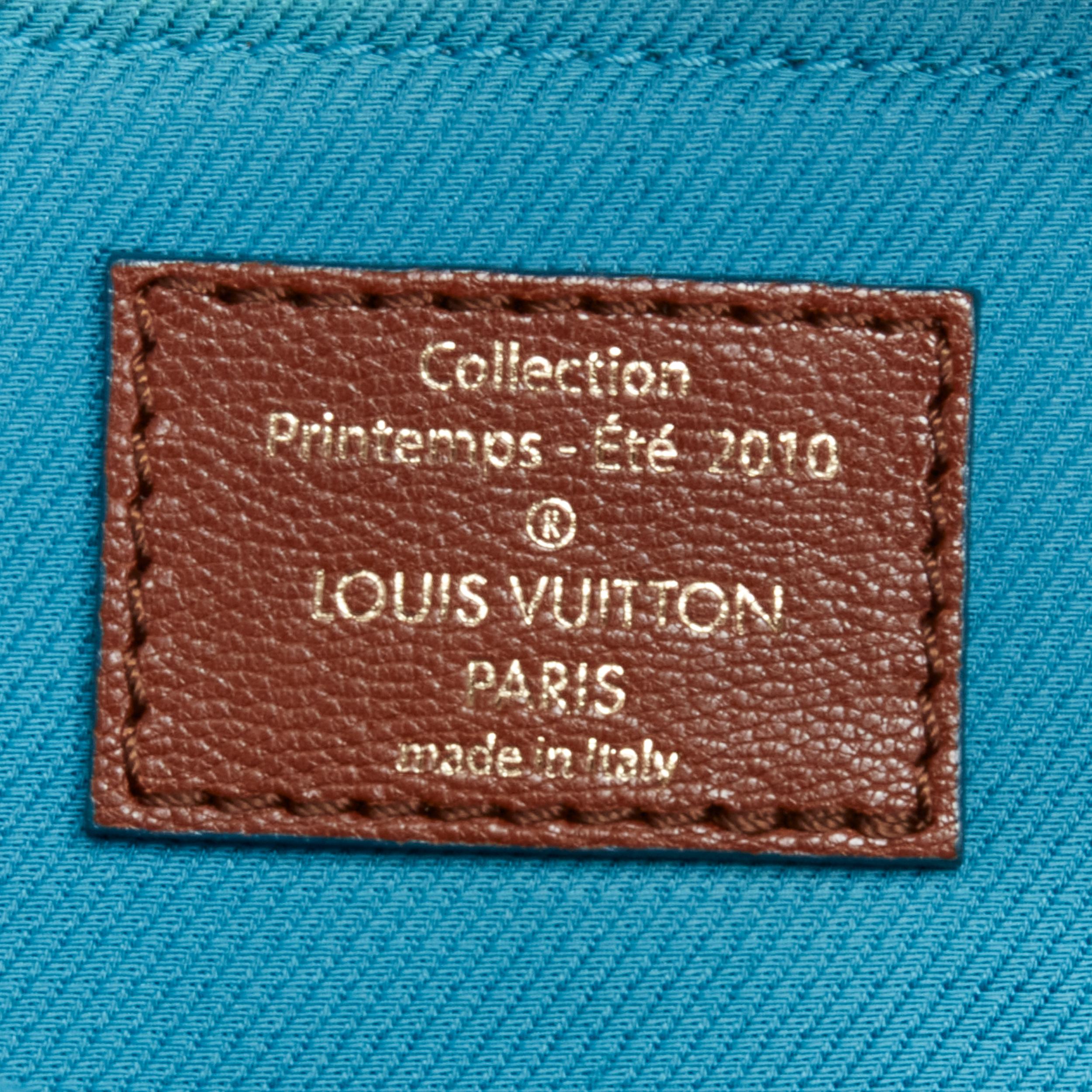 rare LOUIS VUITTON 2010 Underground Punk tassel brown monogram waist bag 7
