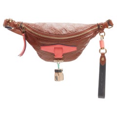 rare LOUIS VUITTON 2010 Underground Punk tassel brown monogram waist bag