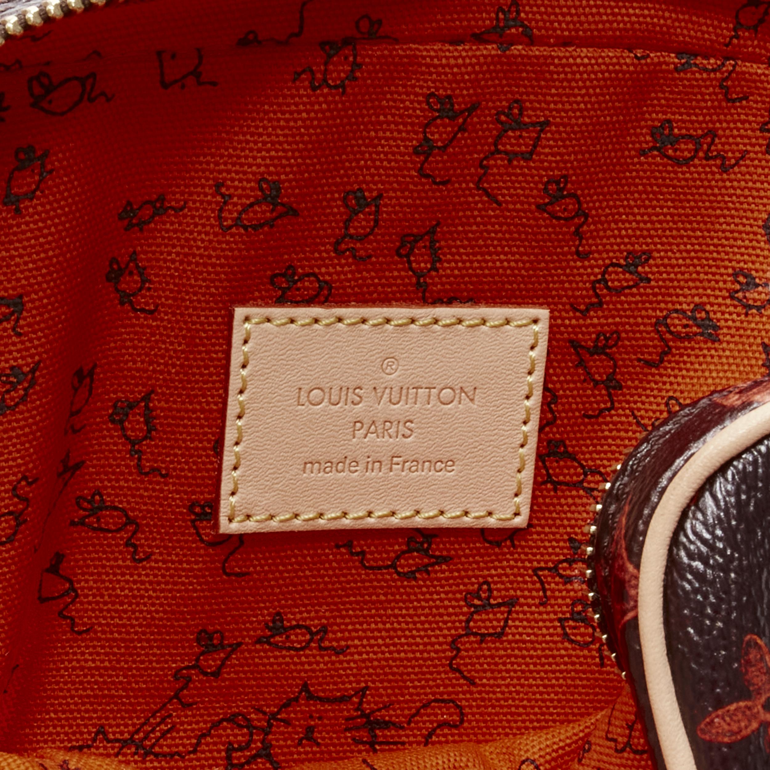 rare LOUIS VUITTON 2018 Runway Catogram Paname GM monogram crossbody camera bag 4