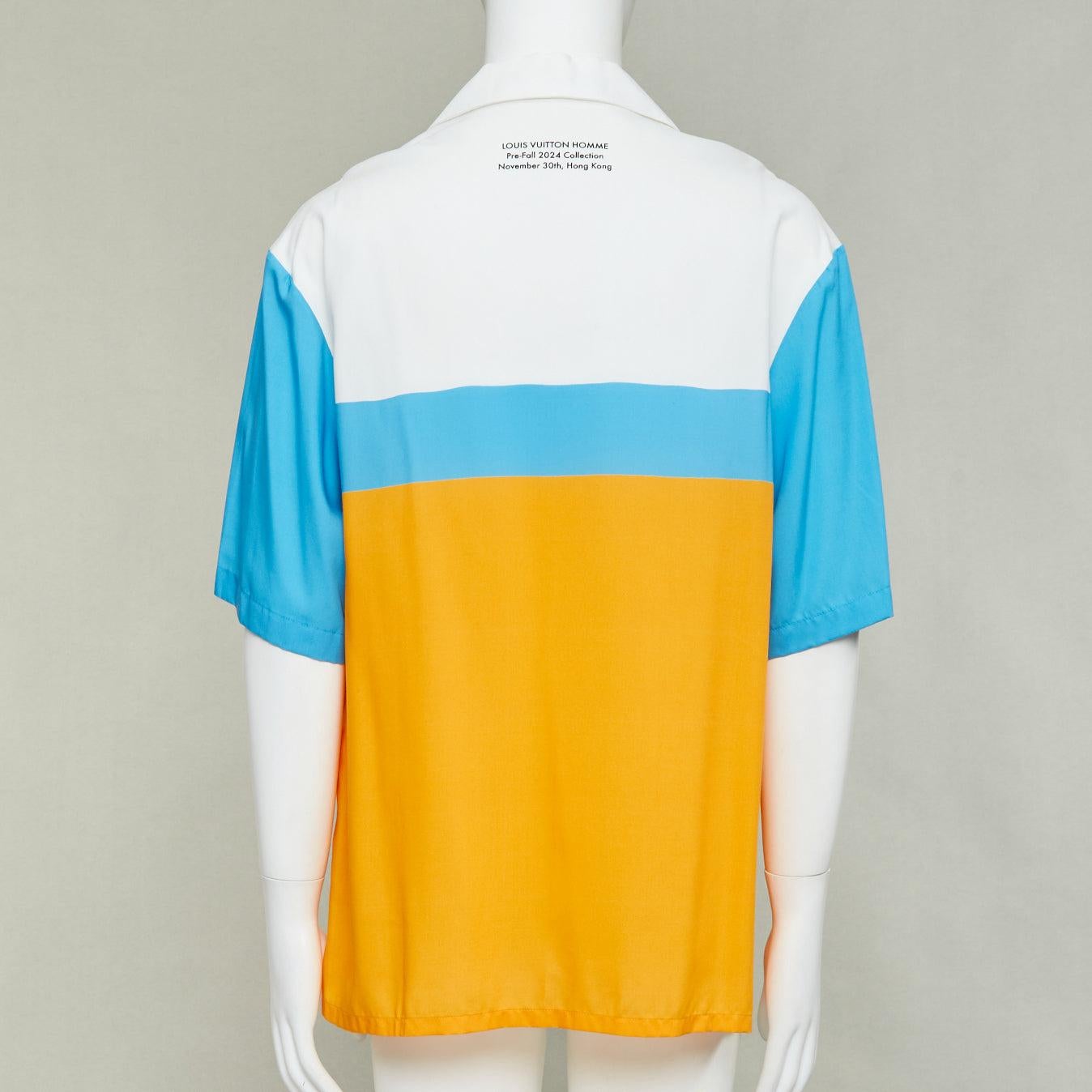 De los hombres raro LOUIS VUITTON 2024 VIP Gift LVers Limited Edition lyocell bowling shirt L en venta