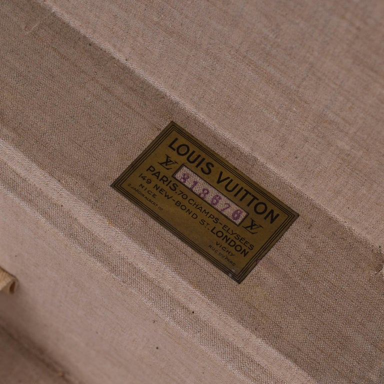 Rare Louis Vuitton 75 Suitcase in brown monogram canvas For Sale 4