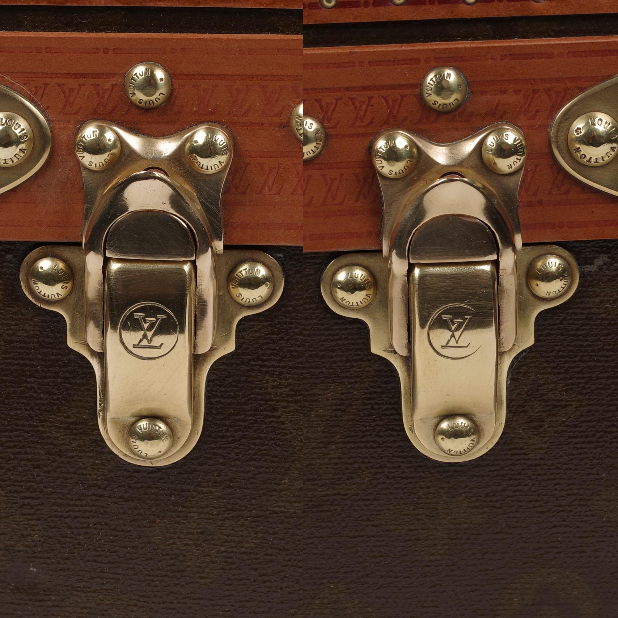 Rare Louis Vuitton Alzer 60cm Suitcase in brown monogram canvas 3