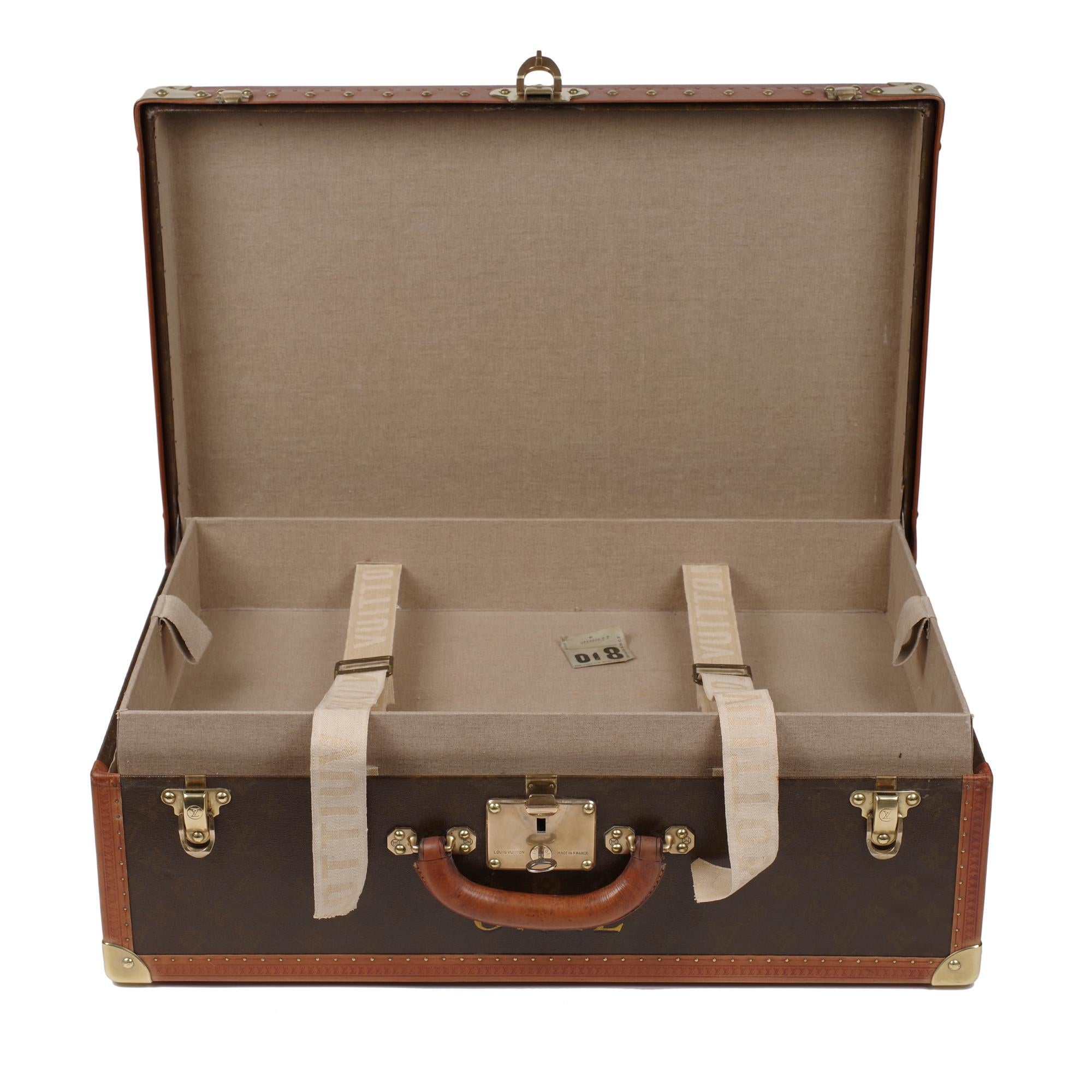 Rare Louis Vuitton Alzer 60cm Suitcase in brown monogram canvas 7