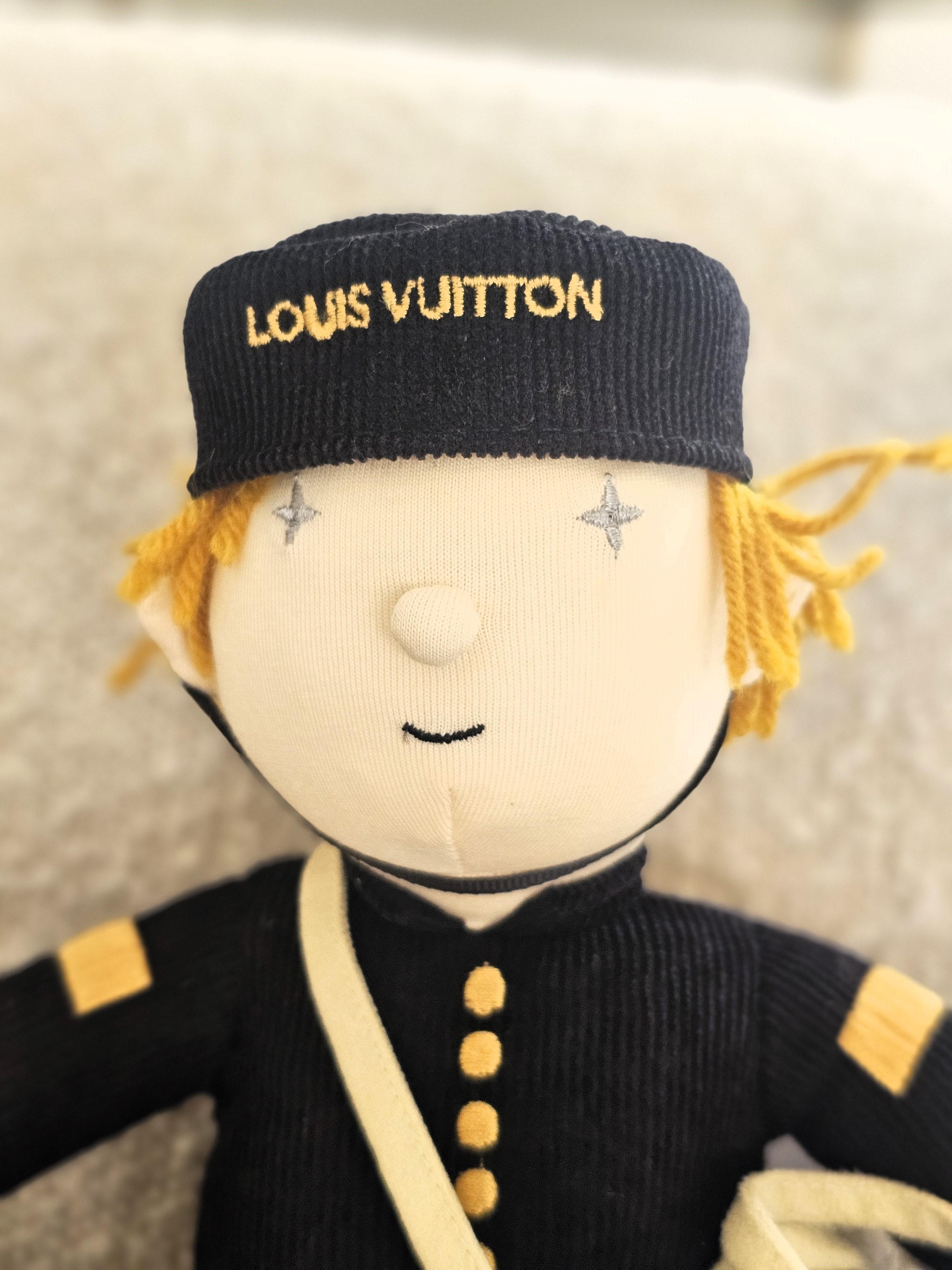 Every collector of items from this iconic French fashion, haute couture, and accessories brand would love to have this exclusive limited edition bellboy doll in their collection. The doll is made from high-quality materials and is finished with