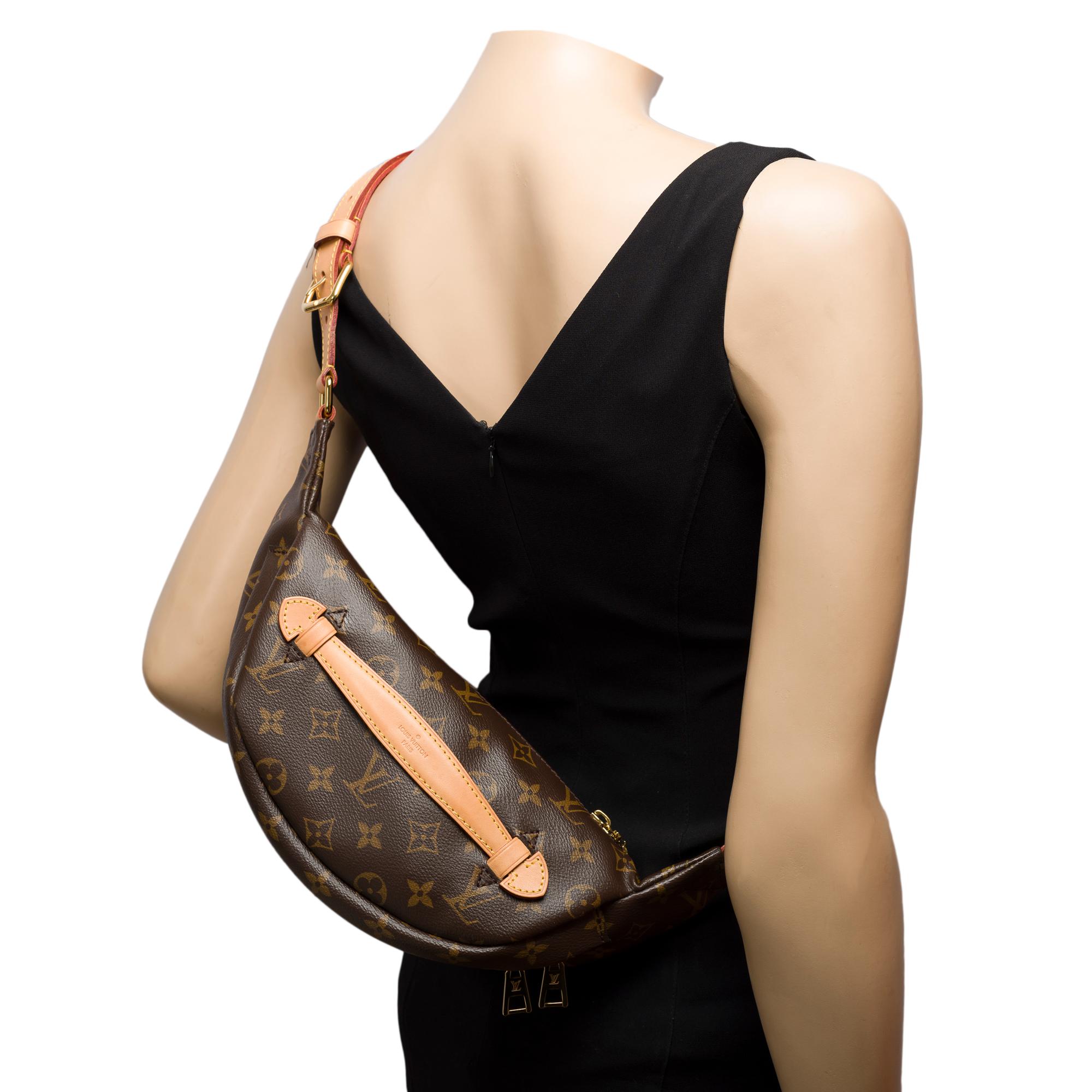 Rare Louis Vuitton Bumbag shoulder/belt bag in brown monogram canvas, GHW For Sale 7