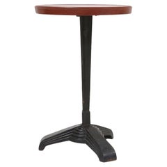 Rare Louis Vuitton cast iron bistro table with bakelite top, France ca. 1930