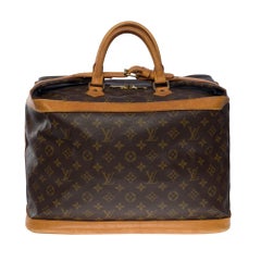 Rare Louis Vuitton Cruiser 40 Travel bag in brown Monogram canvas, GHW