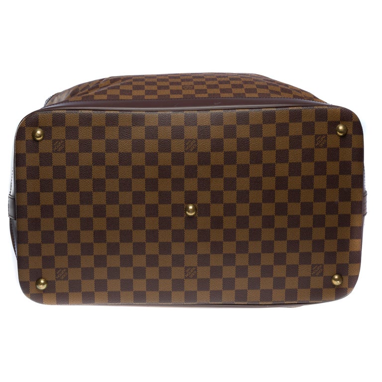 Rare Louis Vuitton Cruiser 45 Travel bag in brown Monogram canvas, GHW